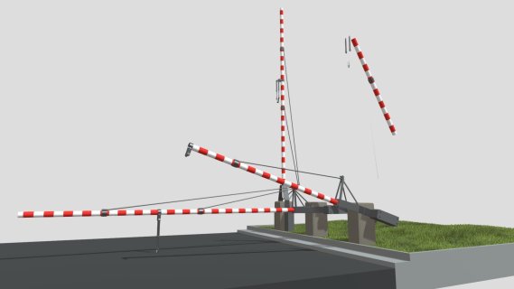 铁路-支架-7m-动画-铁路xD