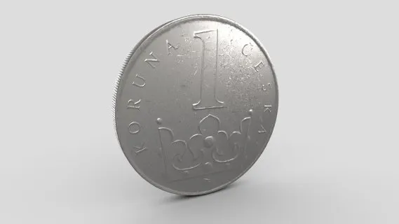 硬币 1捷克克朗 