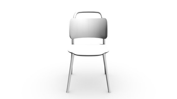 104004 SILLA AUXILIAR COLEGI PLASTICO BLANCO