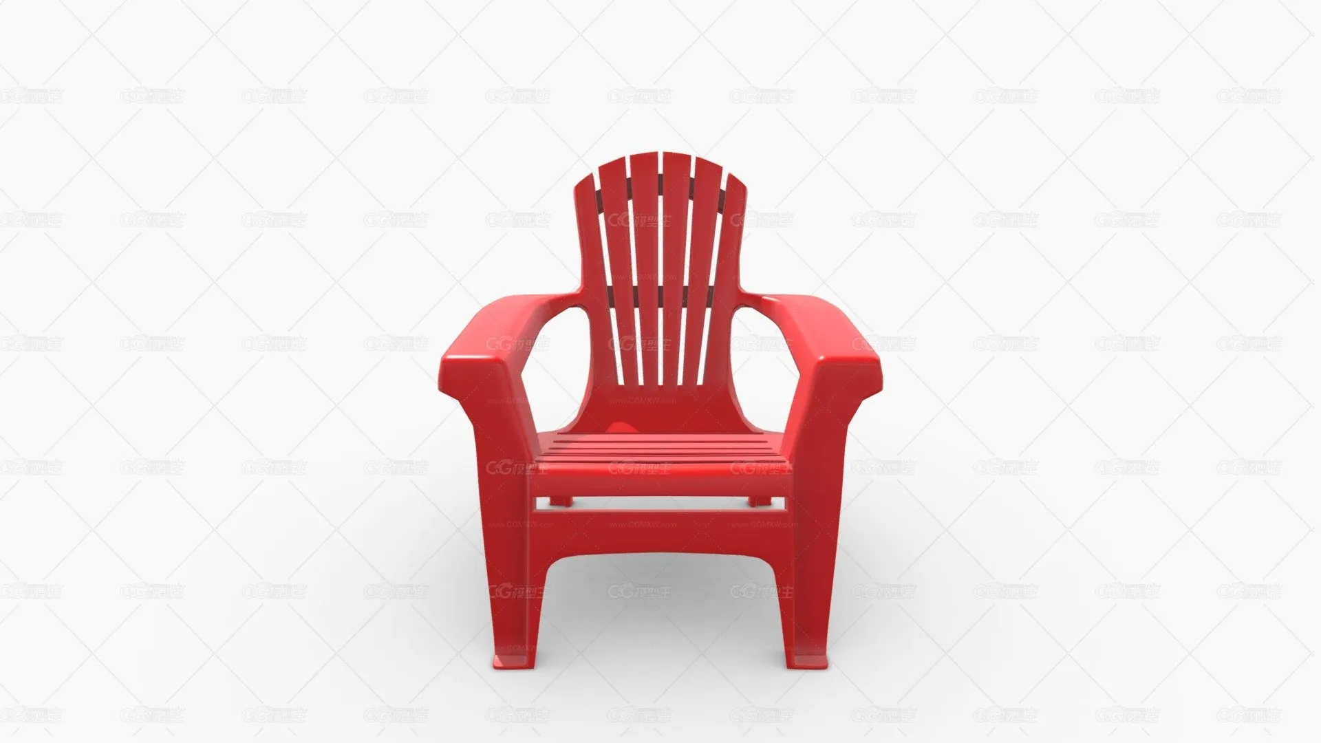 105572 SILLA SUN PLASTICO ROJO-1