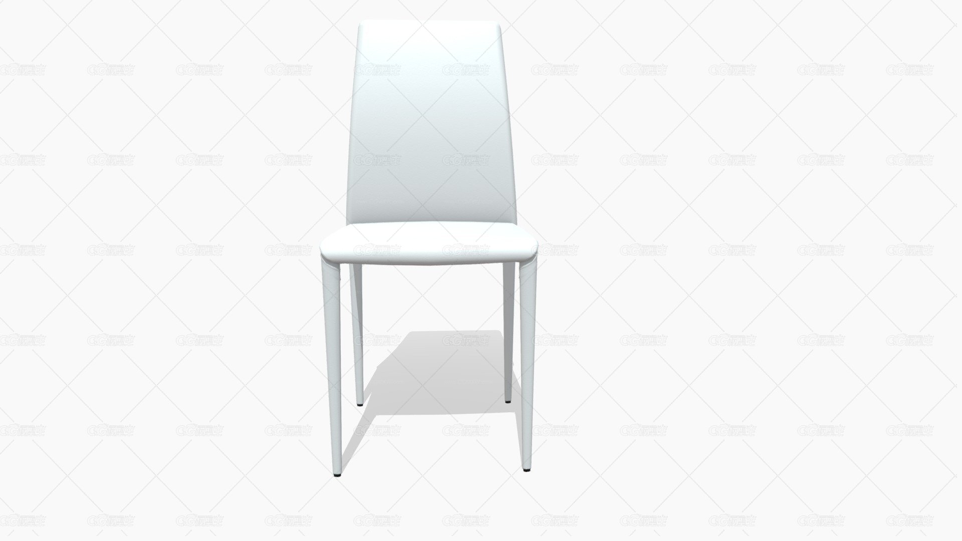 1404358 SILLA DE COMEDOR PIANA CUERO SINTE BLANC-1