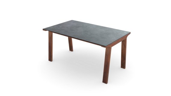 1403601 MESA DE COMEDOR HELGA 150x90x75 VIDRIO N