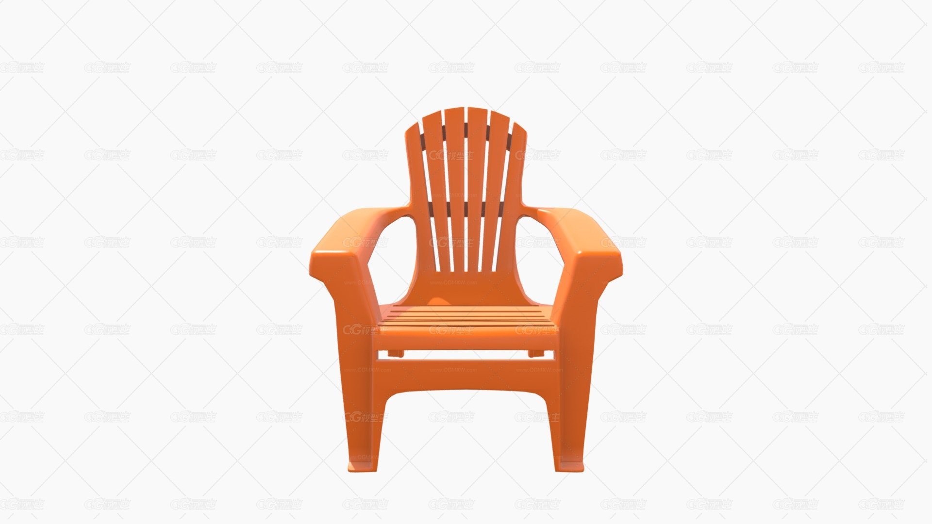 105571 SILLA SUN plasticco NARANJA-1