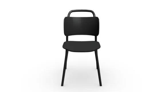 104005 SILLA AUXILIAR COLEGI plasticco GRIS OSCUR