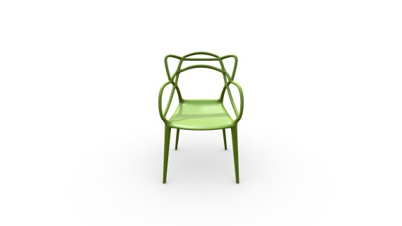 105532 SILLA PLASTICO MARS VERDE