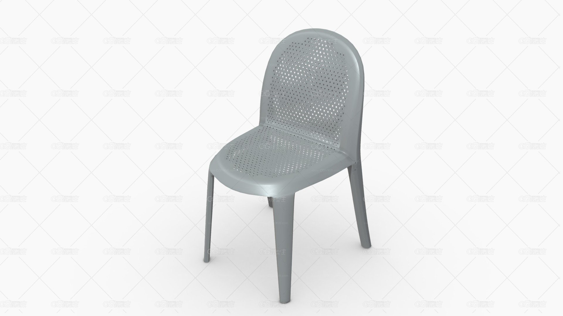 1040099 SILLA AUXILIAR LIPPER PLASTICO-GRIS-1