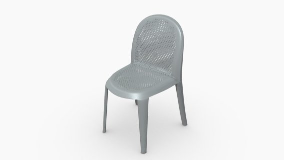 1040099 SILLA AUXILIAR LIPPER PLASTICO-GRIS