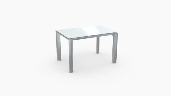 1400136mesa DE COMEDOR里斯本白金属