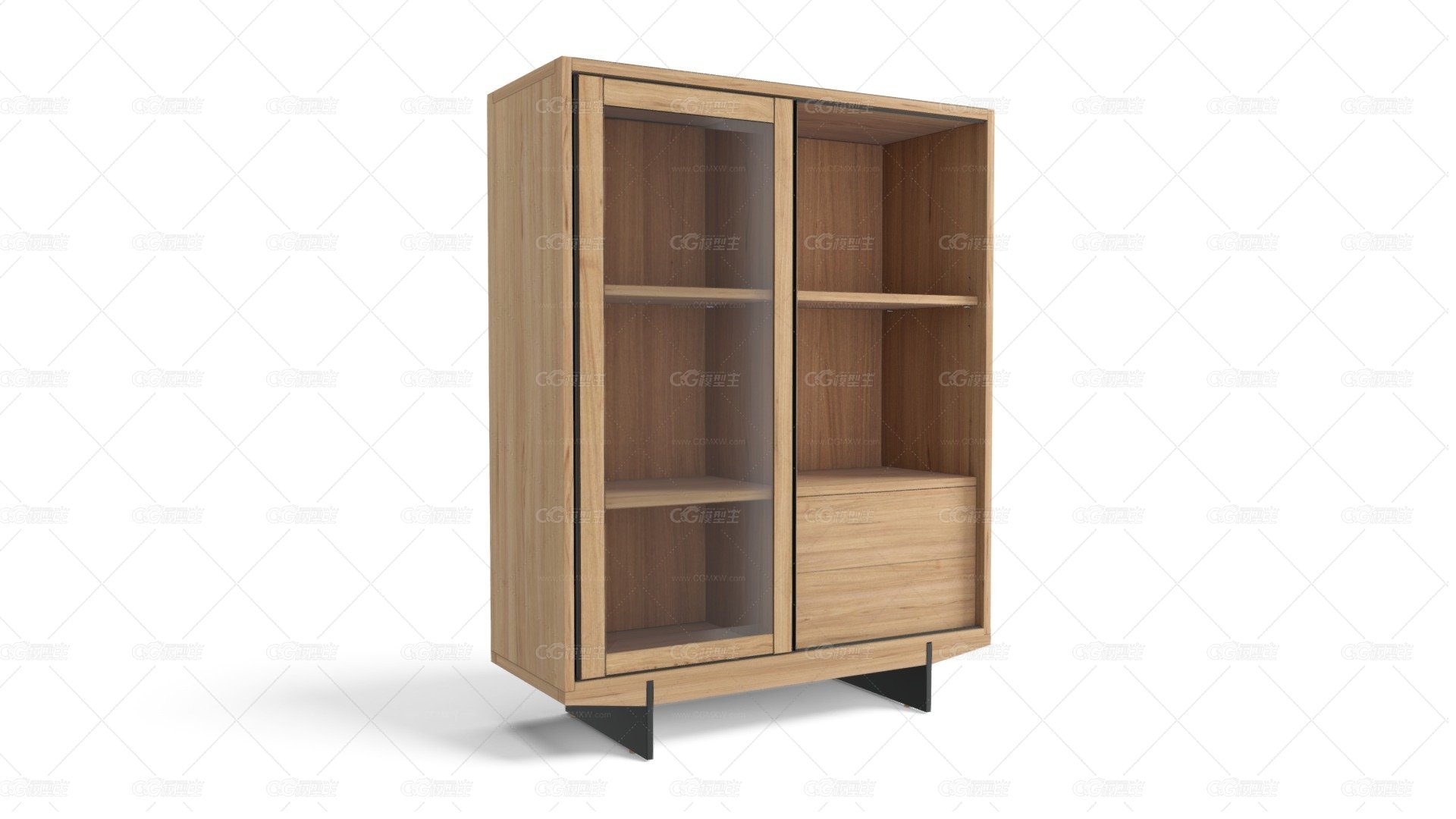 Ringo Highboard，橡木-1