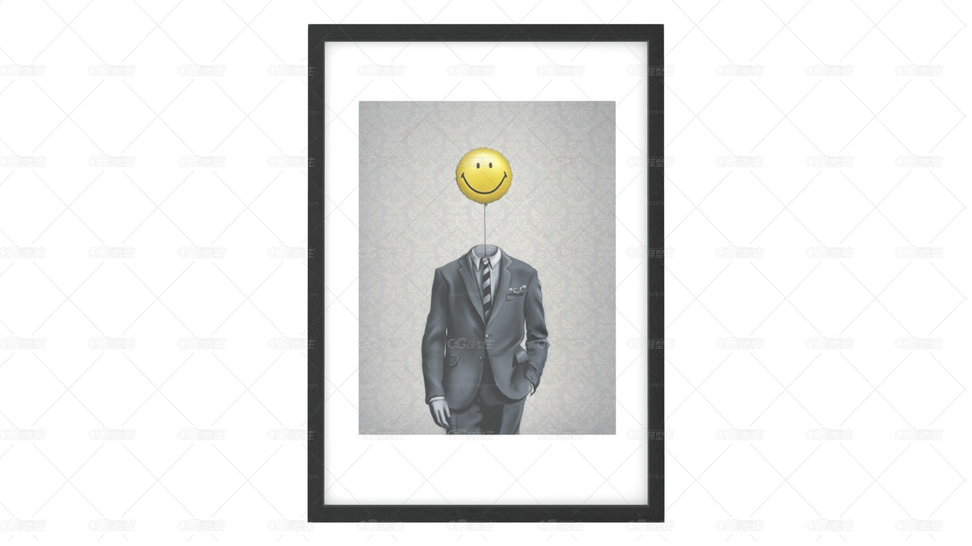 Mr Illustrated，Mr Smiley 30 x 42厘米-1