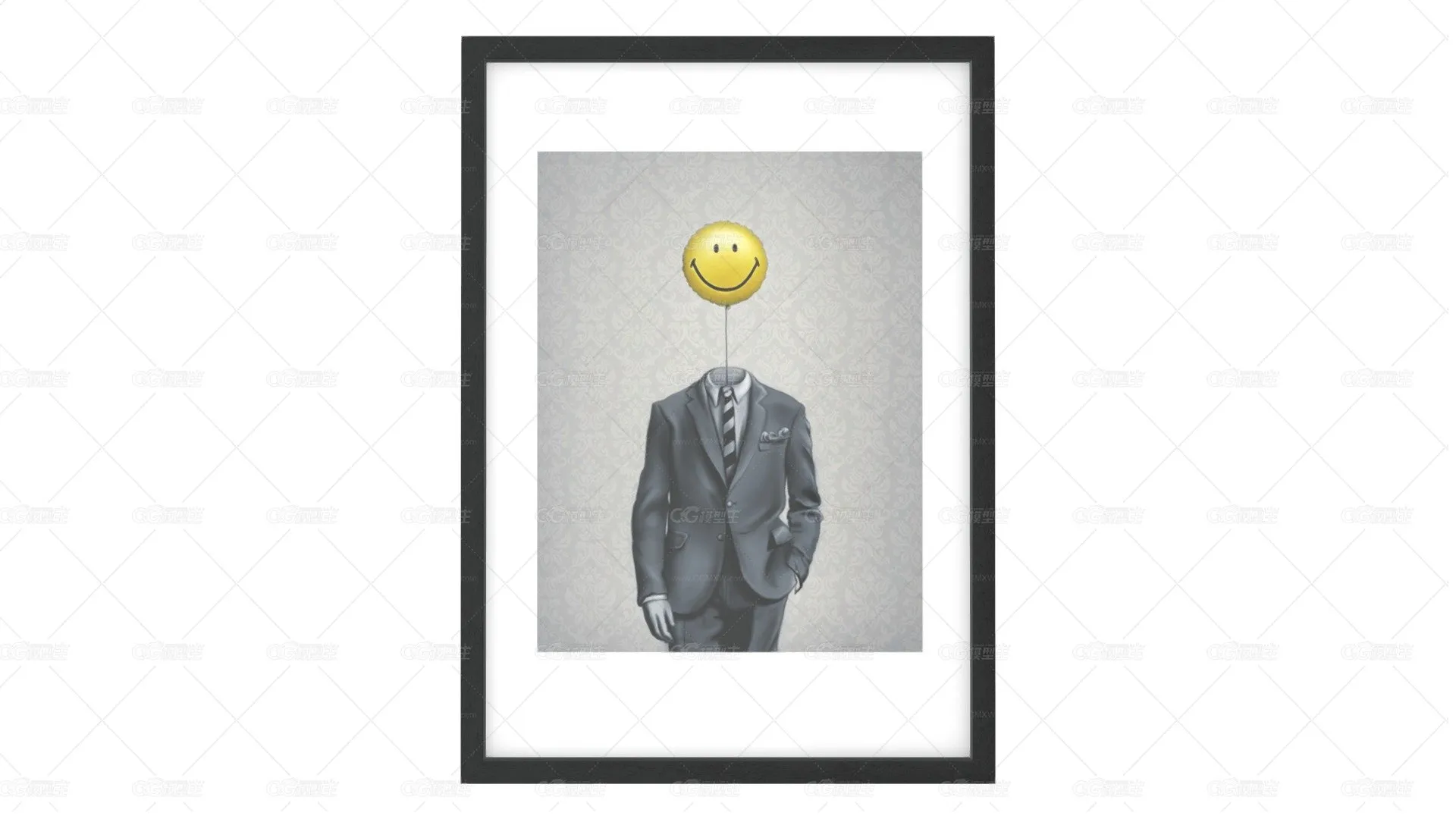 Mr Illustrated，Mr Smiley 30 x 42厘米-1