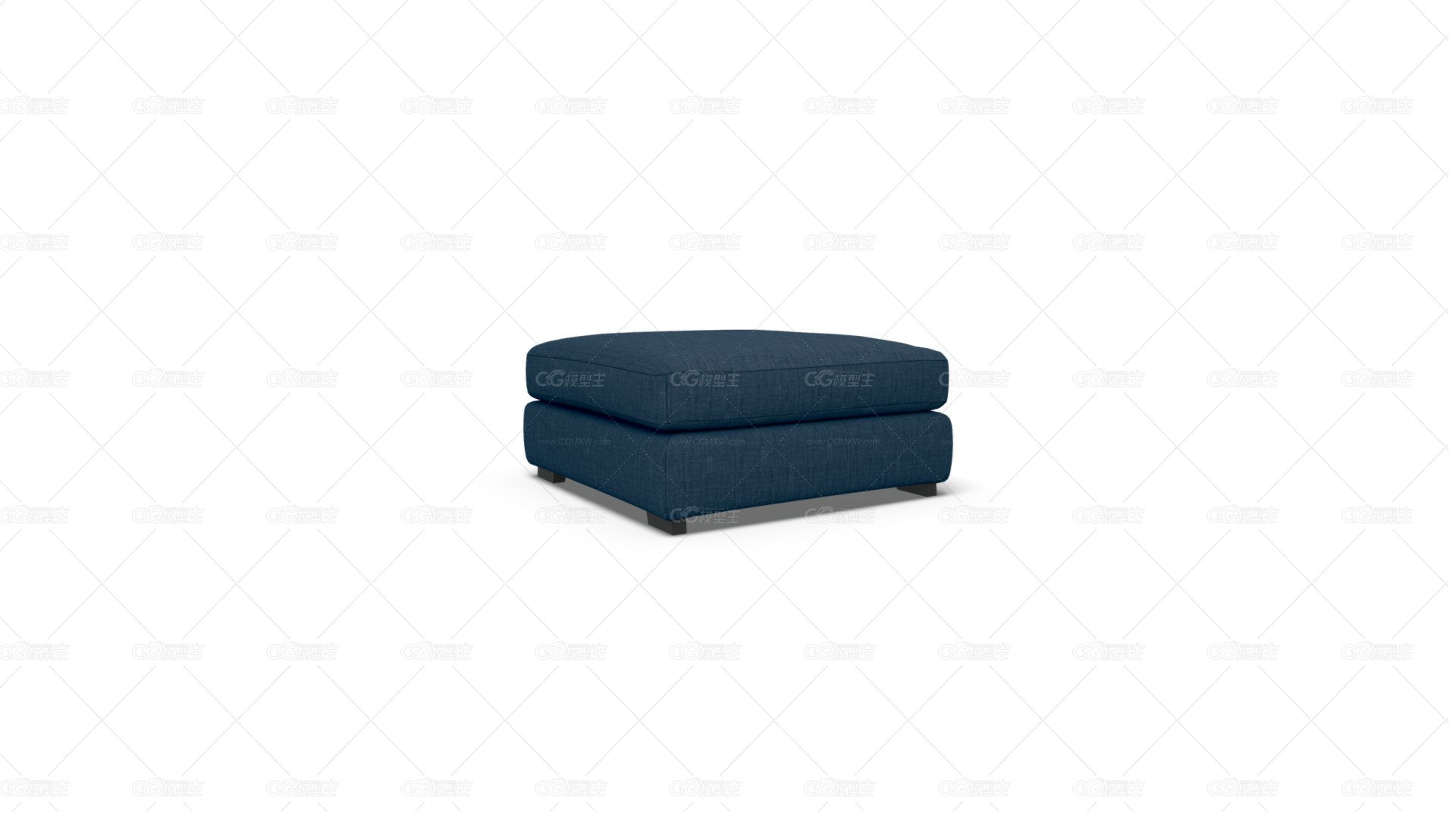 Mortimer Modular Ottoman，港湾蓝-1