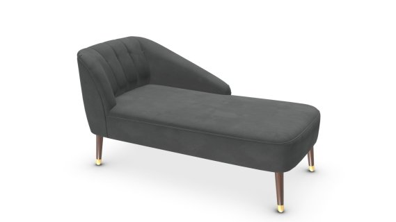 Margot RHFChaise Longue，锡灰色