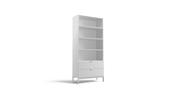 Marcel Bookcase，白色