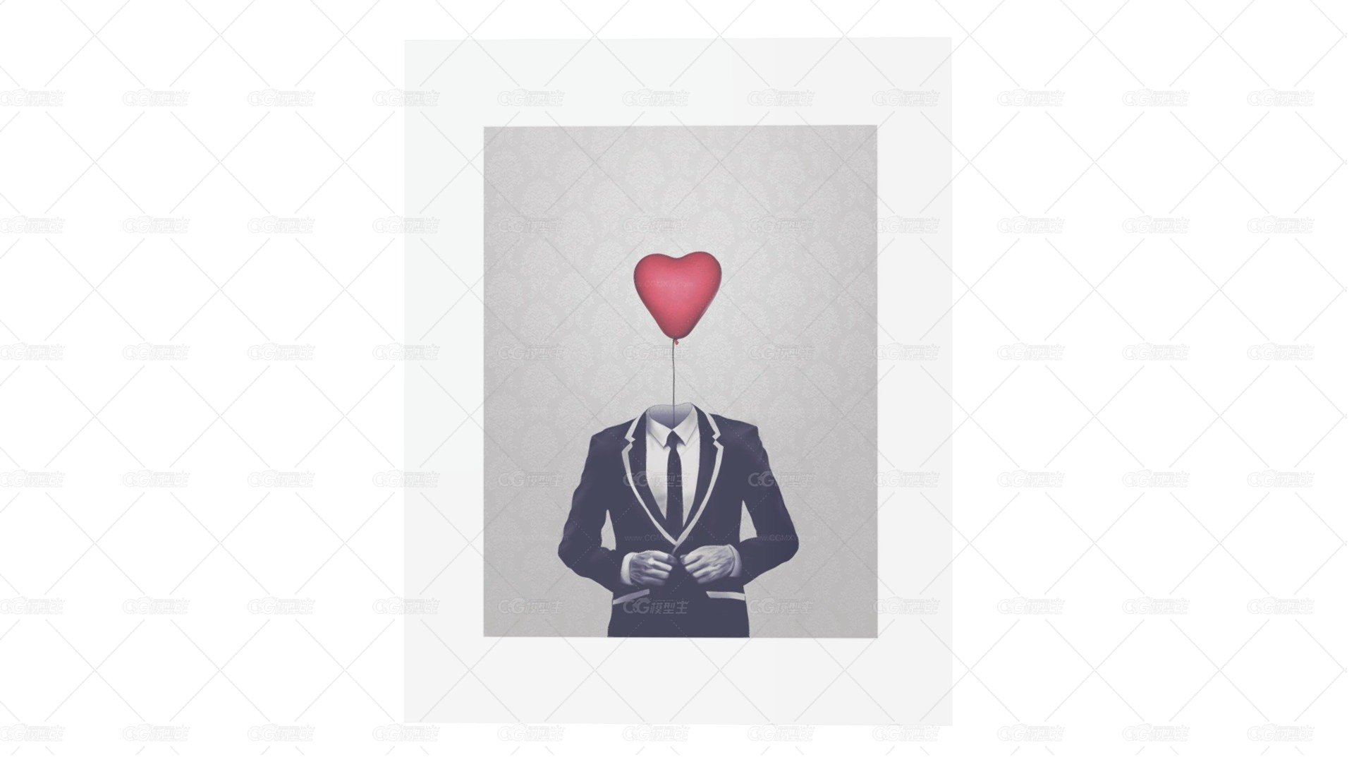 Mr Valentine by Davies Babies，40 x 50厘米-1