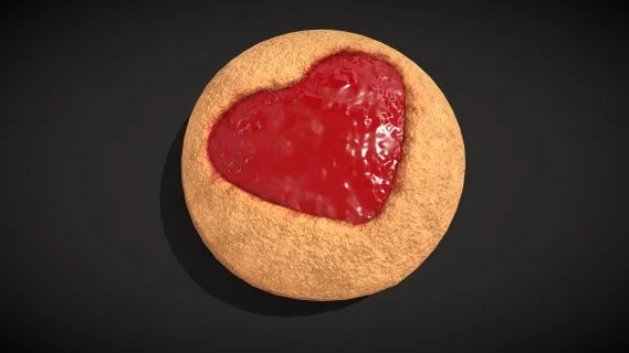 果冻心饼干
