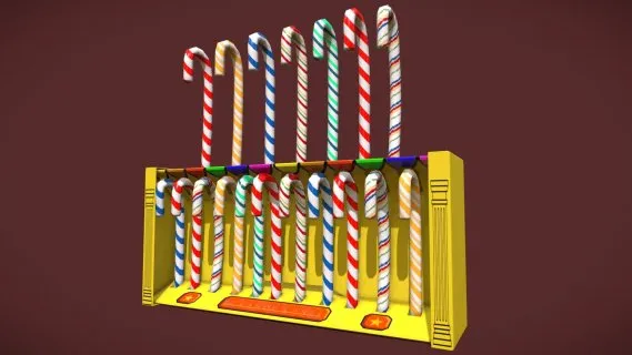 年份_CandyCanes_FBX