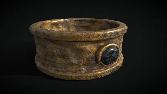 Rustic_Medieval_Viking_Gemmed_Ring