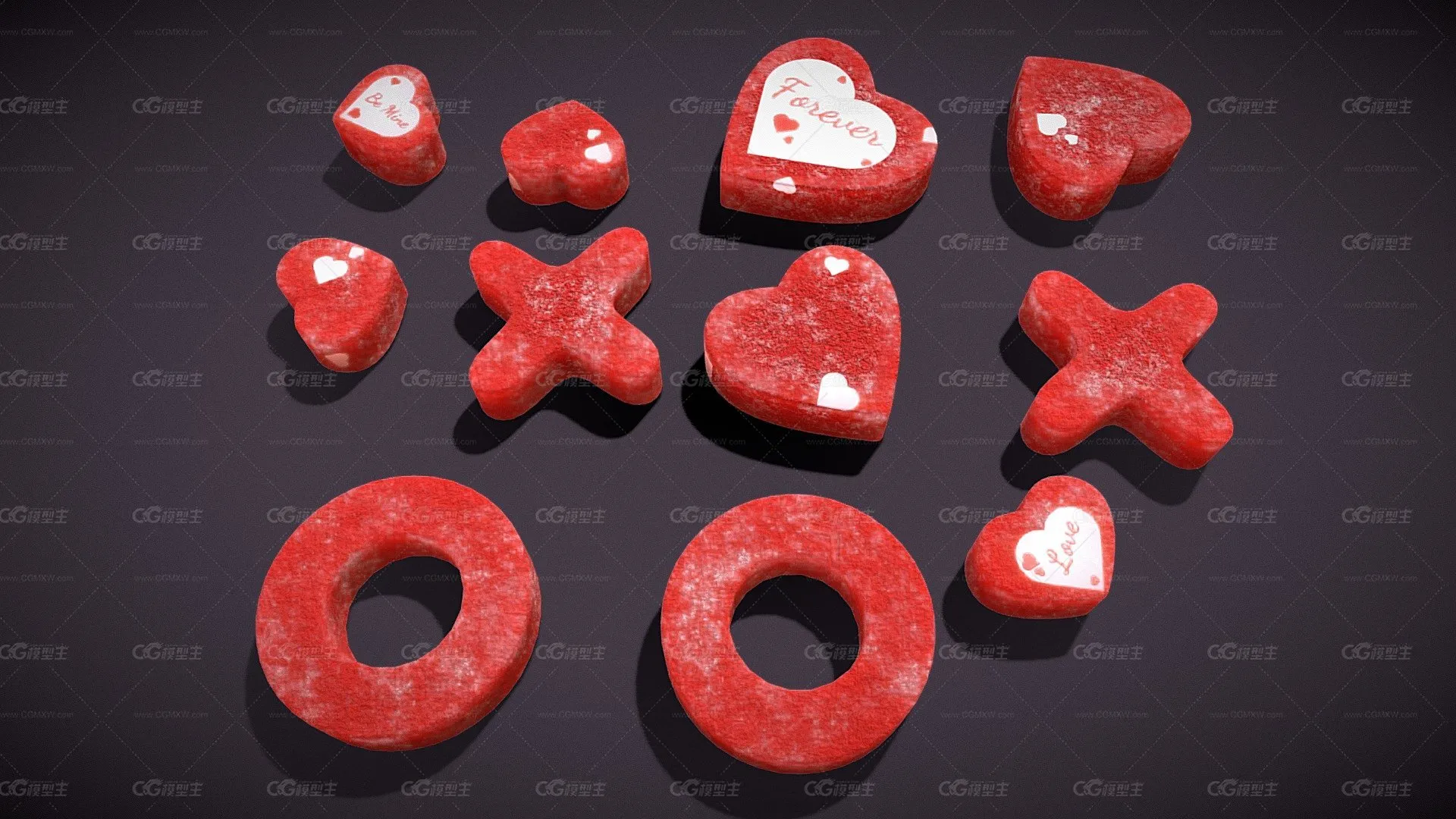 Valentines XOXO红果冻糖果-1