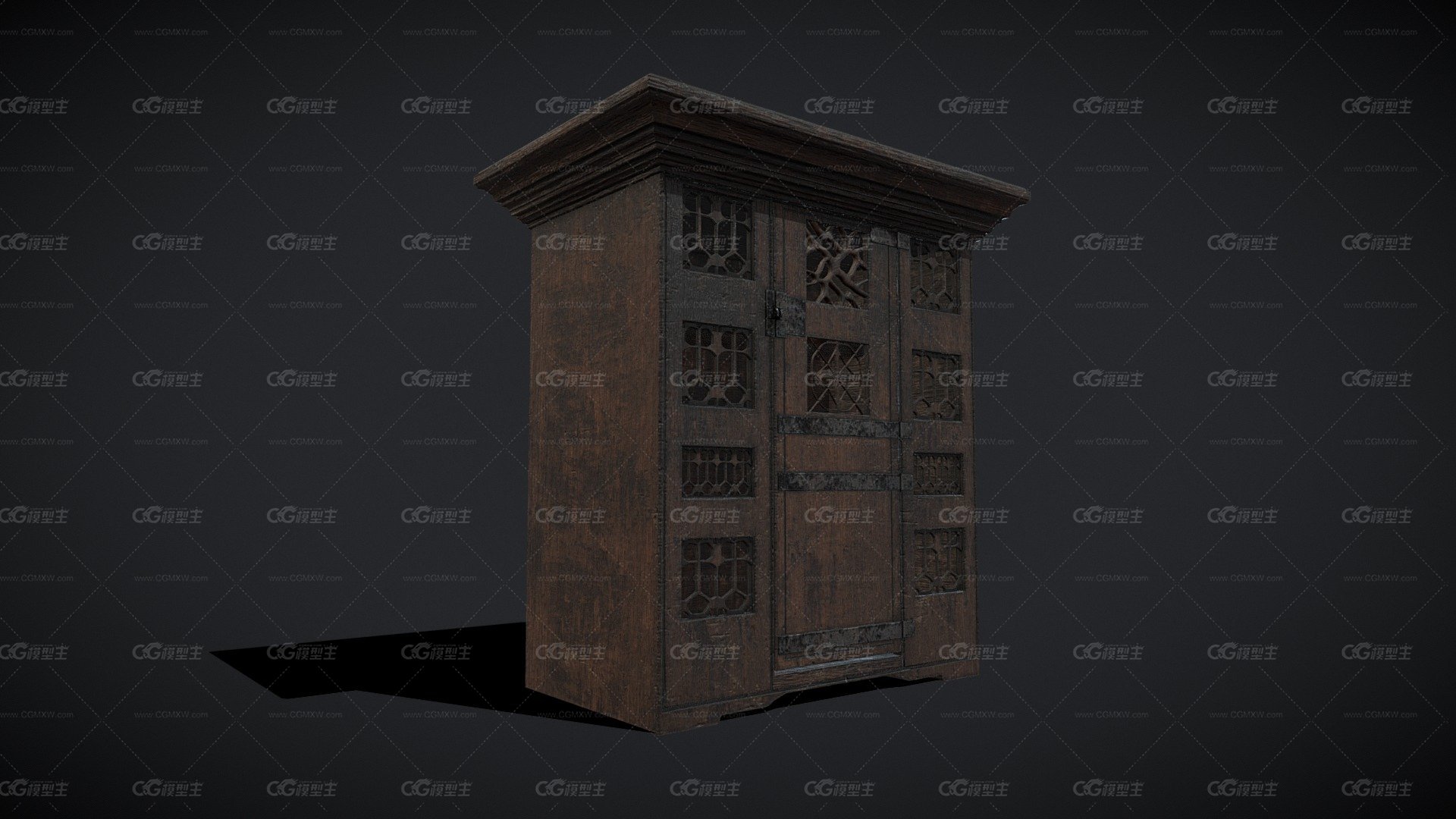 Rustic_Medival_Wooden_Armoire-1