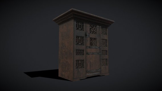 Rustic_Medival_Wooden_Armoire