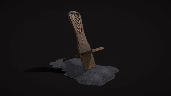 Viking_Chair_on_Fur_OBJ