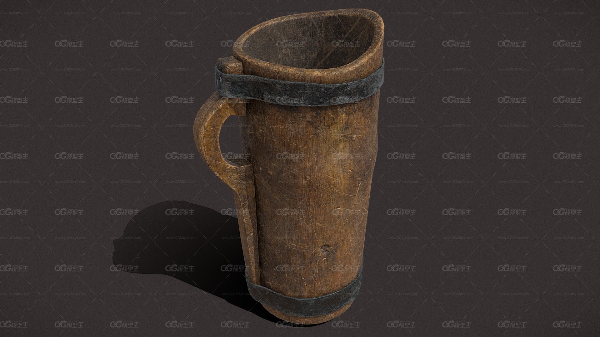 Rustic_Wooden_Beer_Pitcher-1