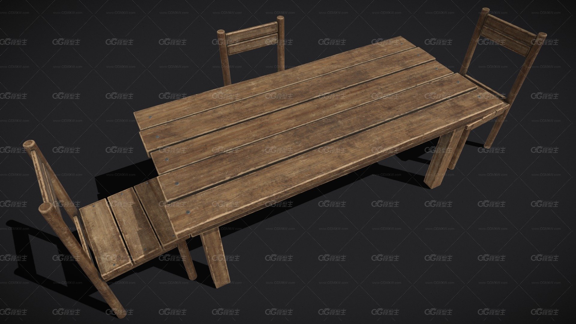 Simple_Wooden_Table_And_Chairs-1