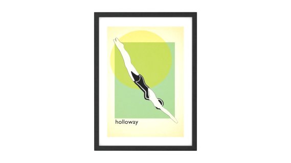 Holloway Lido by Indie Prints，48 x 65cm