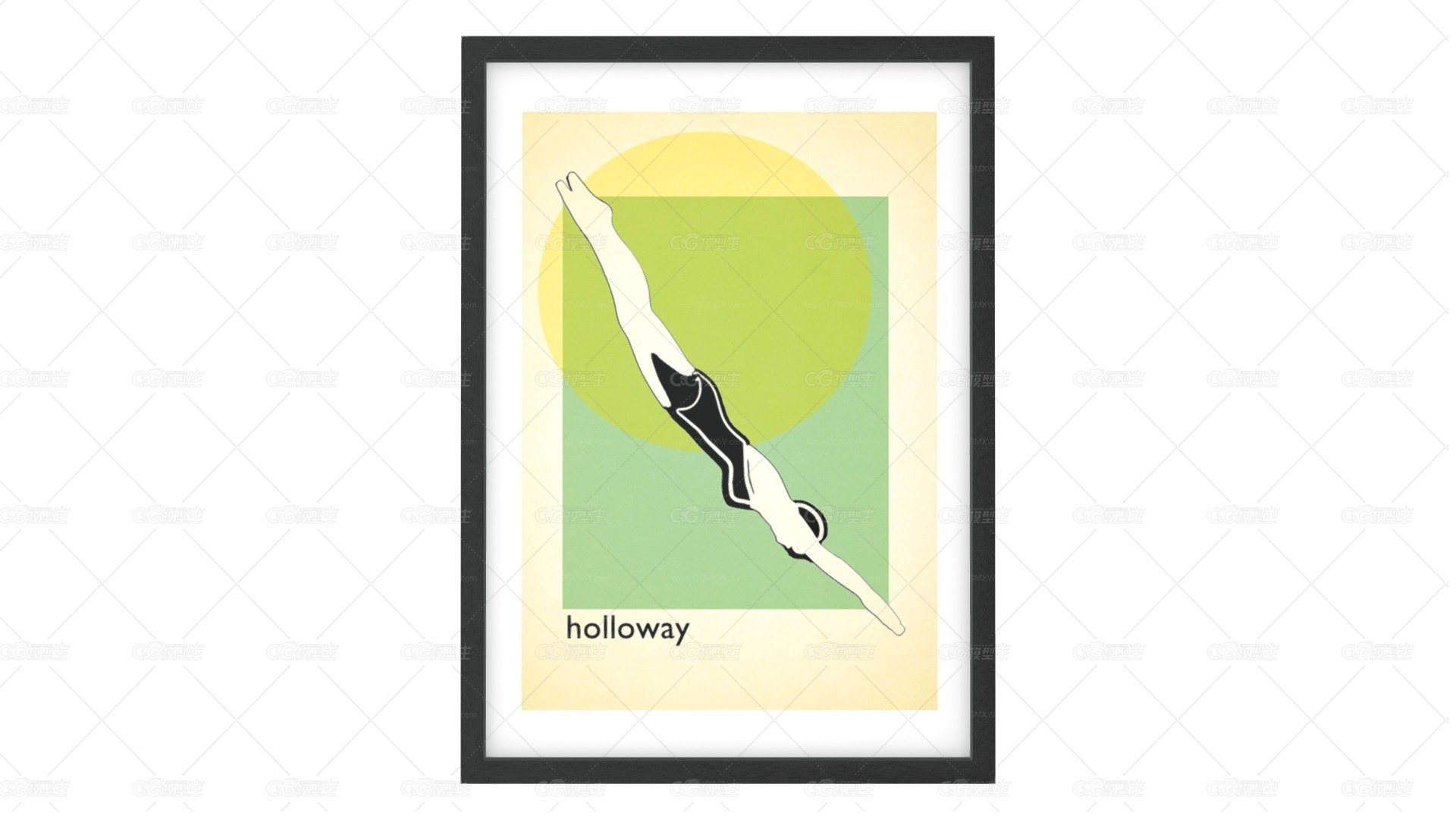 Holloway Lido Vintage，30 x 42厘米-1