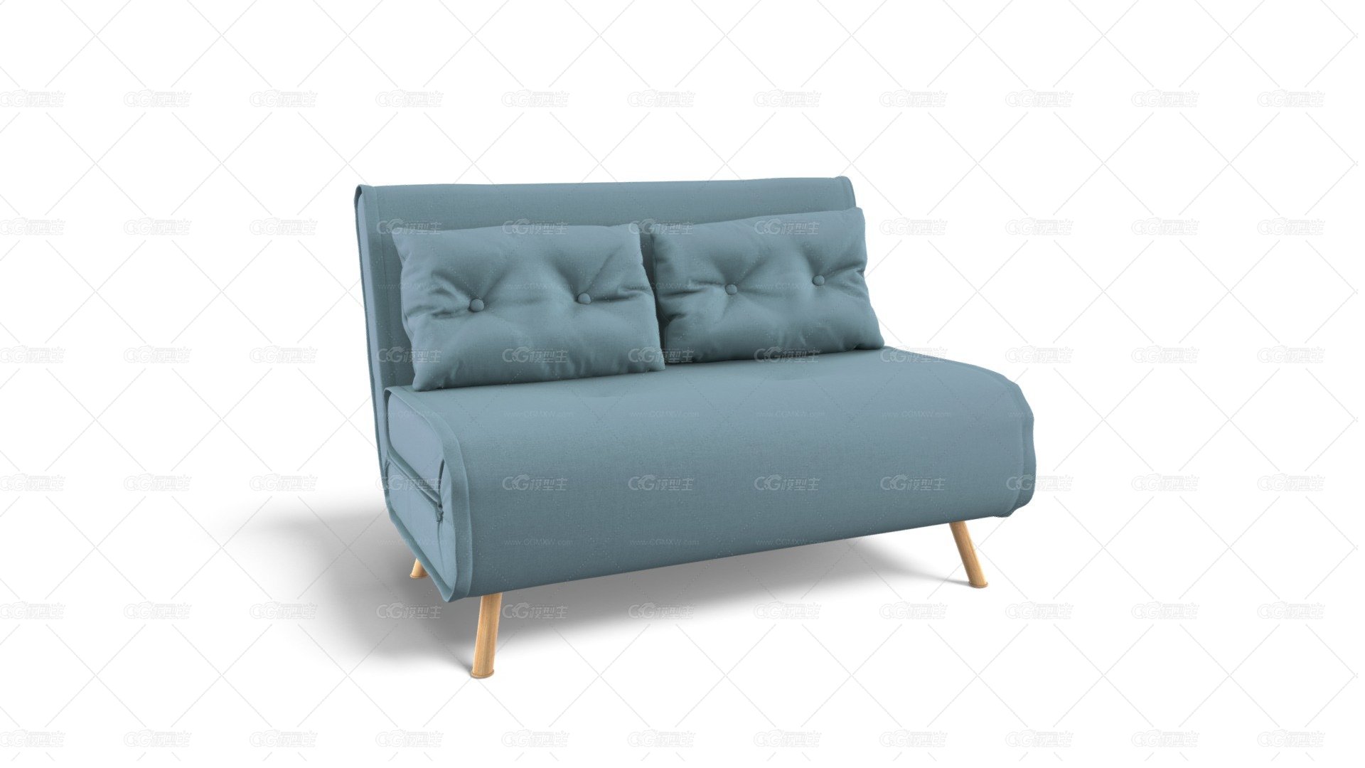 Haru Sofabed，Sherbet Blue-1