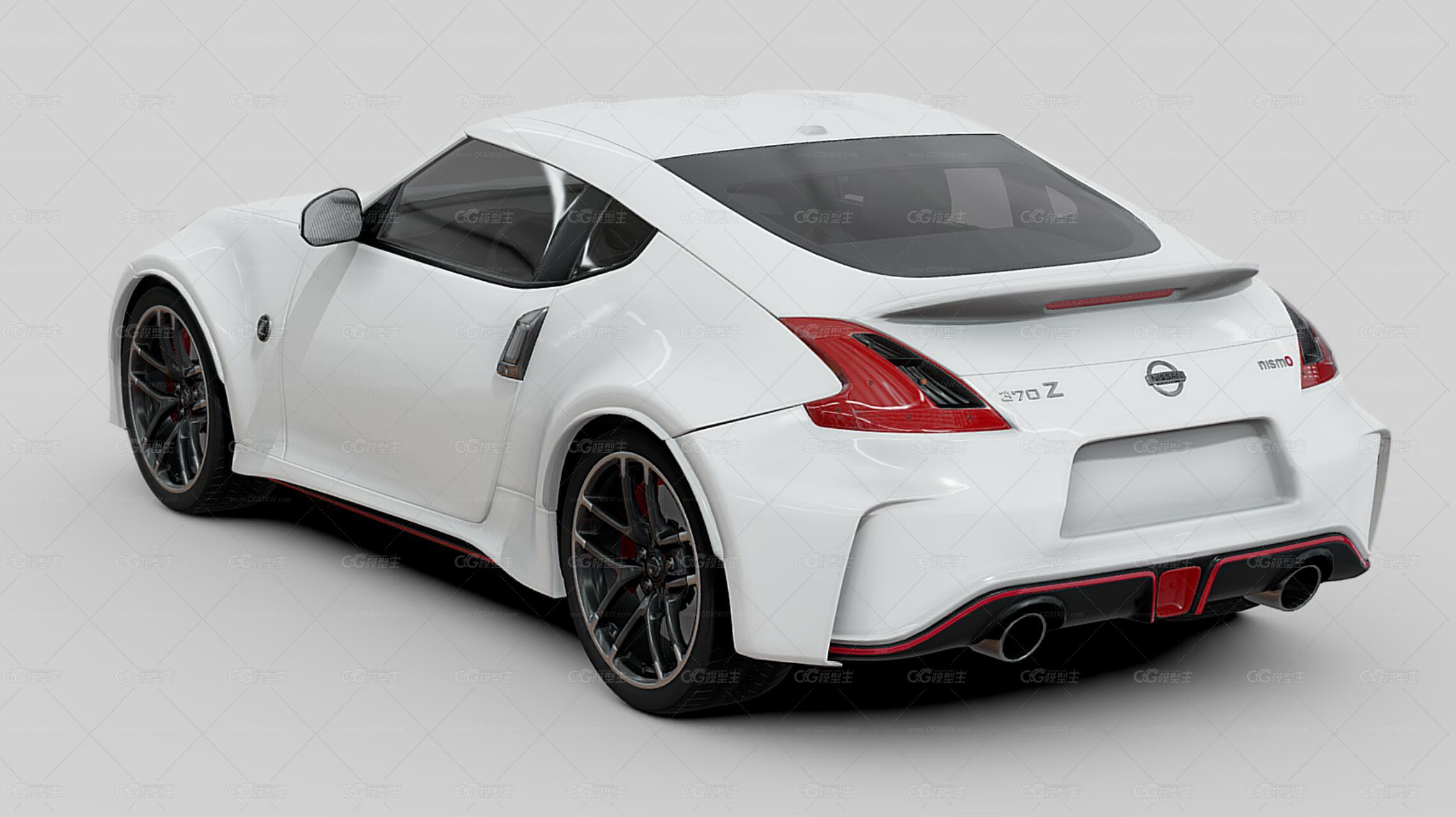 日产370Z Nismo 2015跑车 日产汽车 日产跑车 超级跑车 赛车 白色汽车 轿跑-3