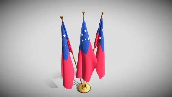 萨摩亚国旗包