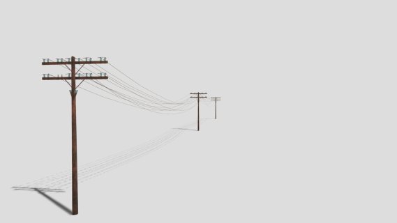电线杆33风化