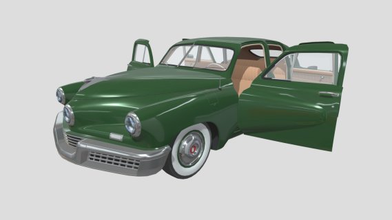 Tucker 48绿色带内饰