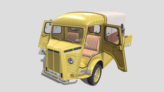 Generic 40s Van Pick Up with internal v1