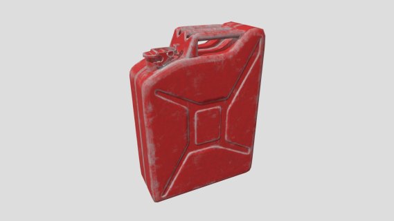 Jerry Can 2破旧的PBR