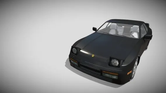 保时捷944 turbo，带内部转速