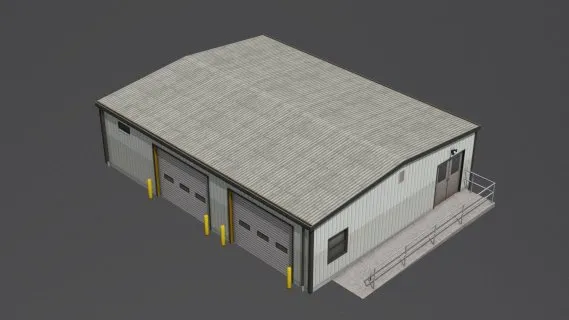 小型仓库 库房 仓储 厂房 现代建筑