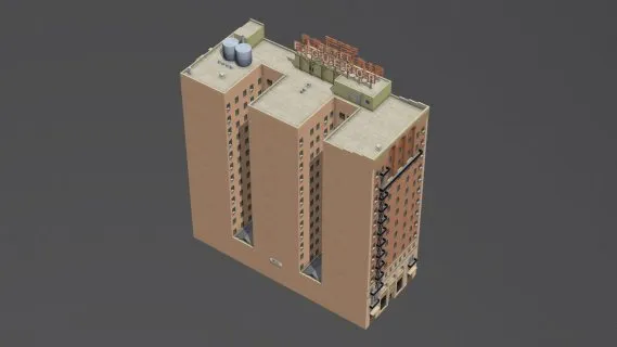 菲格罗亚酒店大楼 办公大厦 办公楼 高楼 西方建筑