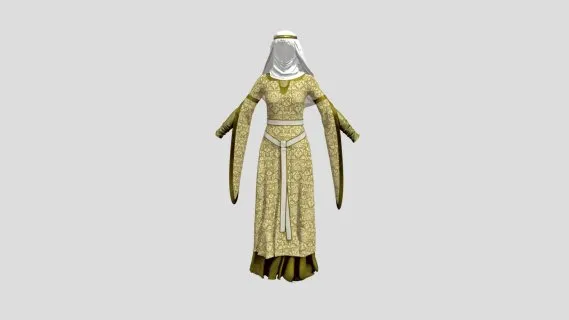 中世纪服饰 波斯女人服饰 西域服装 西方女性服装