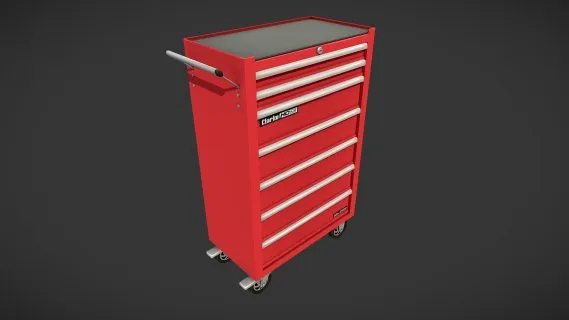 带顶箱的 工具箱 工具收纳小车 工具栏 工具框 工具小推车 维修工具小车 五金工具箱