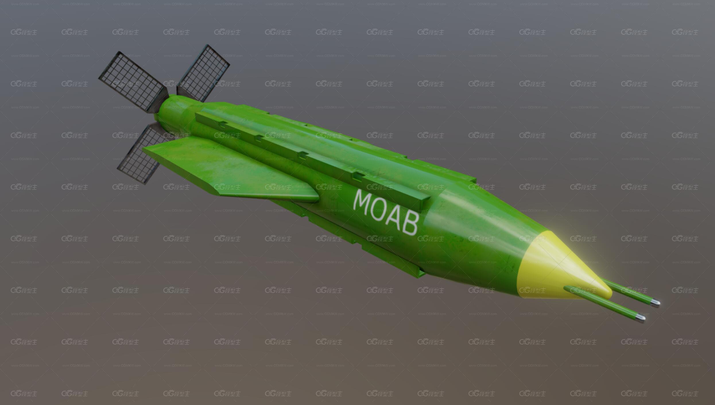 MOAB 高威力空爆炸弹 炸弹之母 投掷炸弹-4