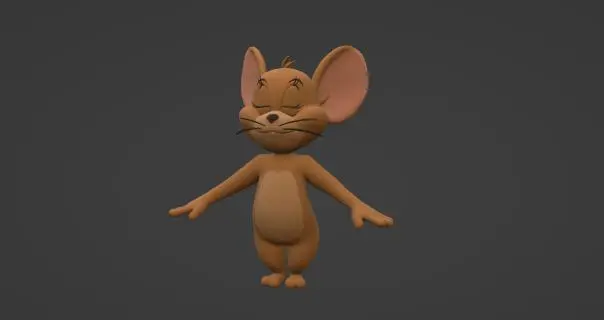 杰瑞 卡通老鼠 可爱的老鼠 猫和老鼠角色