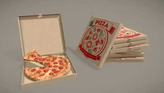 盒装披萨 食品小吃