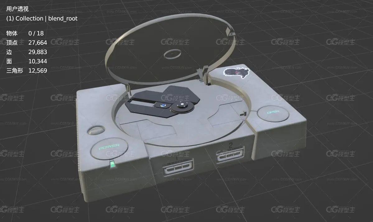 CD机唱片机 复古光盘CD音乐机 音乐播放器 随身听-5