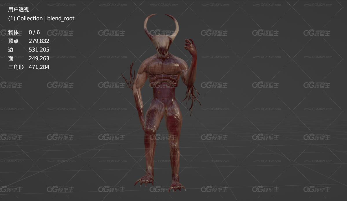 PBR游戏写实 怪物幻想 地狱恶魔 怪物 妖怪 妖兽 boss-1