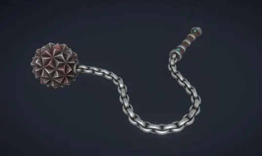 黑暗幻想武器 狼牙锤 流星锤 冷兵器 锁链锤子