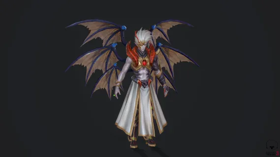 堕落天使 恶魔 邪恶法师 巫师 二次元 动漫 地狱领主 恶魔之王 魔王 撒旦 血魔 吸血鬼 黑暗精灵