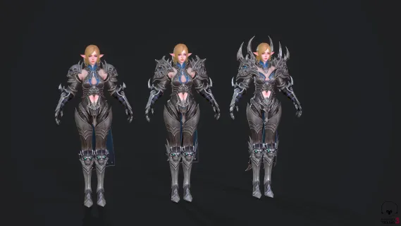 美女精灵骑士 女战士 弓箭手 铠甲将军 中世纪 魔法骑士 魔幻 盔甲 性感精灵美少女 美女 精灵女王 女武神4